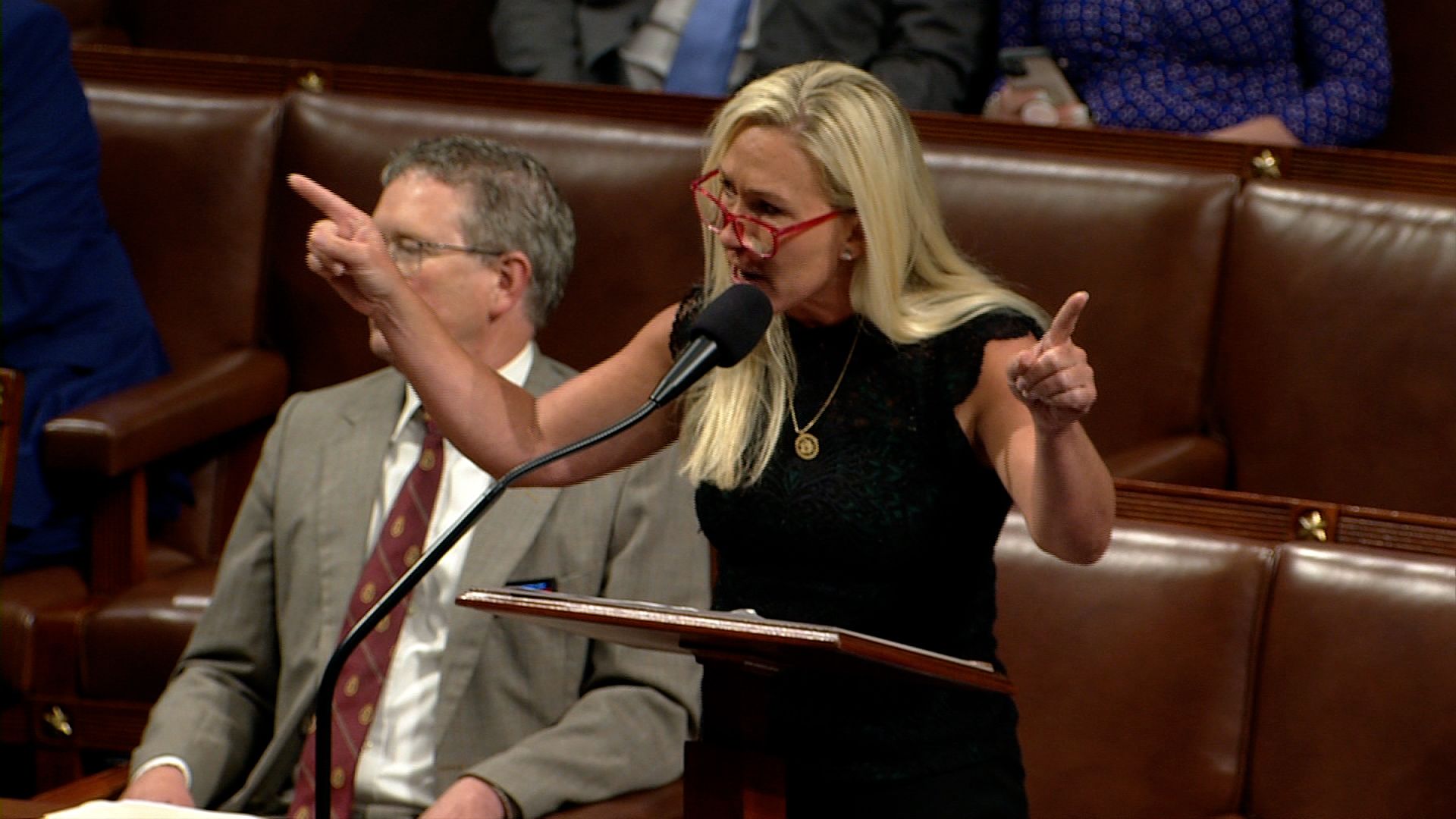 Marjorie Taylor Greene booed on House floor