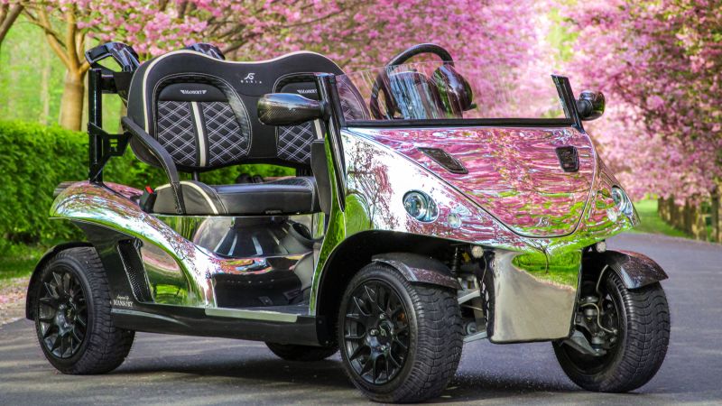 These hyper-luxury golf carts can be driven on the road