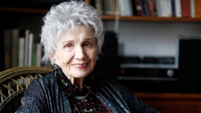 FILE - Canadian author Alice Munro is photographed during an interview in Victoria, B.C. Tuesday, Dec.10, 2013.  (Chad Hipolito/The Canadian Press via AP, File)