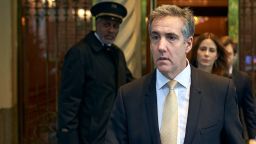 Michael Cohen departs his apartment building on his way to Manhattan criminal court, Thursday, May 16, 2024, in New York.