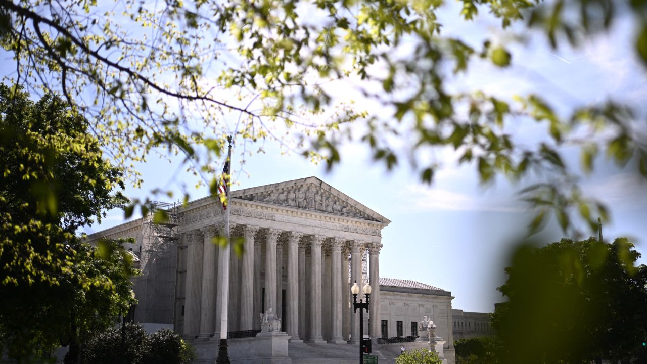 The US Supreme Court on April 23, in Washington, DC.