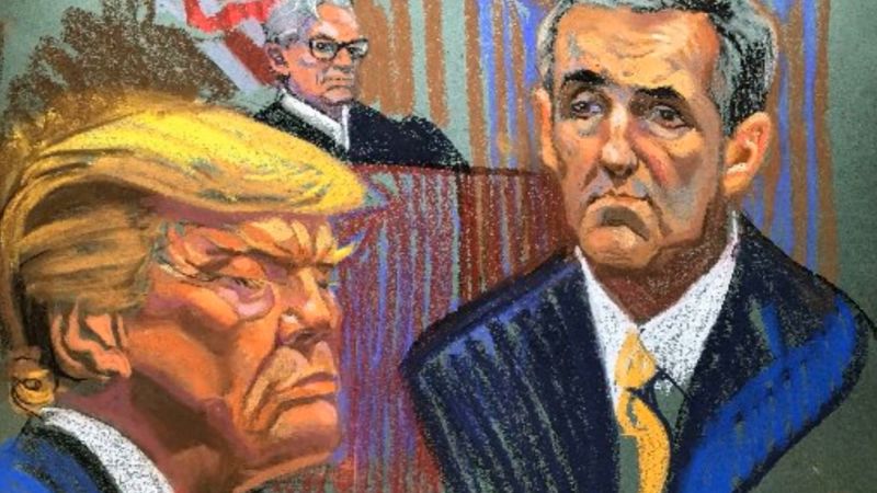 Kaitlan Collins describes Trump’s reaction to Cohen cross-examination