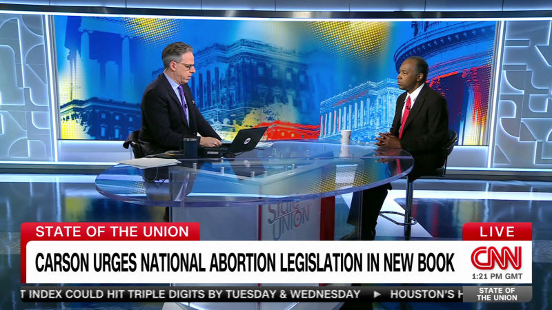 Tapper to Carson: Do you think Trump is wrong on abortion? | CNN Politics