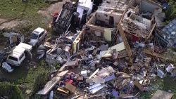 storm damage aerials