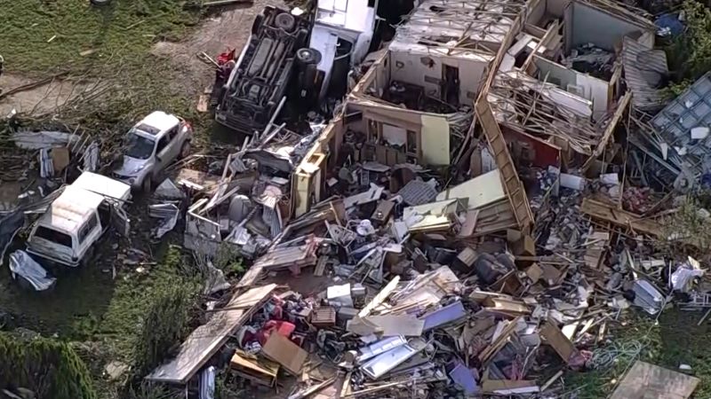 See dramatic aerials of severe weather damage in Texas | CNN