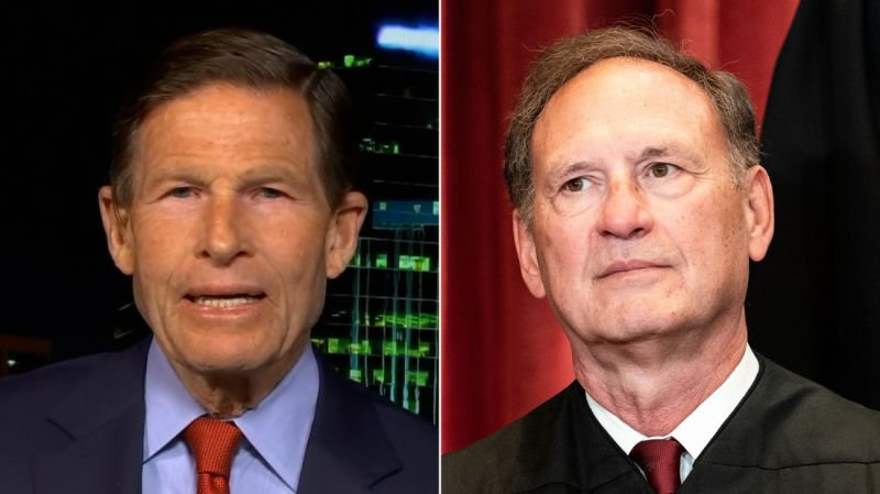 Blumenthal calls out Alito’s ‘flimsy excuses’ for flags controversy | CNN Politics
