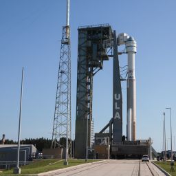 CAPE CANAVERAL, FLORIDA - MAY 31:  Boeing's Starliner spacecraft sits atop a United Launch Alliance Atlas V rocket at Space Launch Complex 41 as preparations are made for NASA's Boeing Crew Flight Test on May 31, 2024, in Cape Canaveral, Florida.  
After a first attempt on May 6th was scrubbed, NASA and its mission partners are scheduled to try again at 12:25 p.m. on Saturday, June 1. The mission will send two astronauts to the International Space Station. (Photo by Joe Raedle/Getty Images)