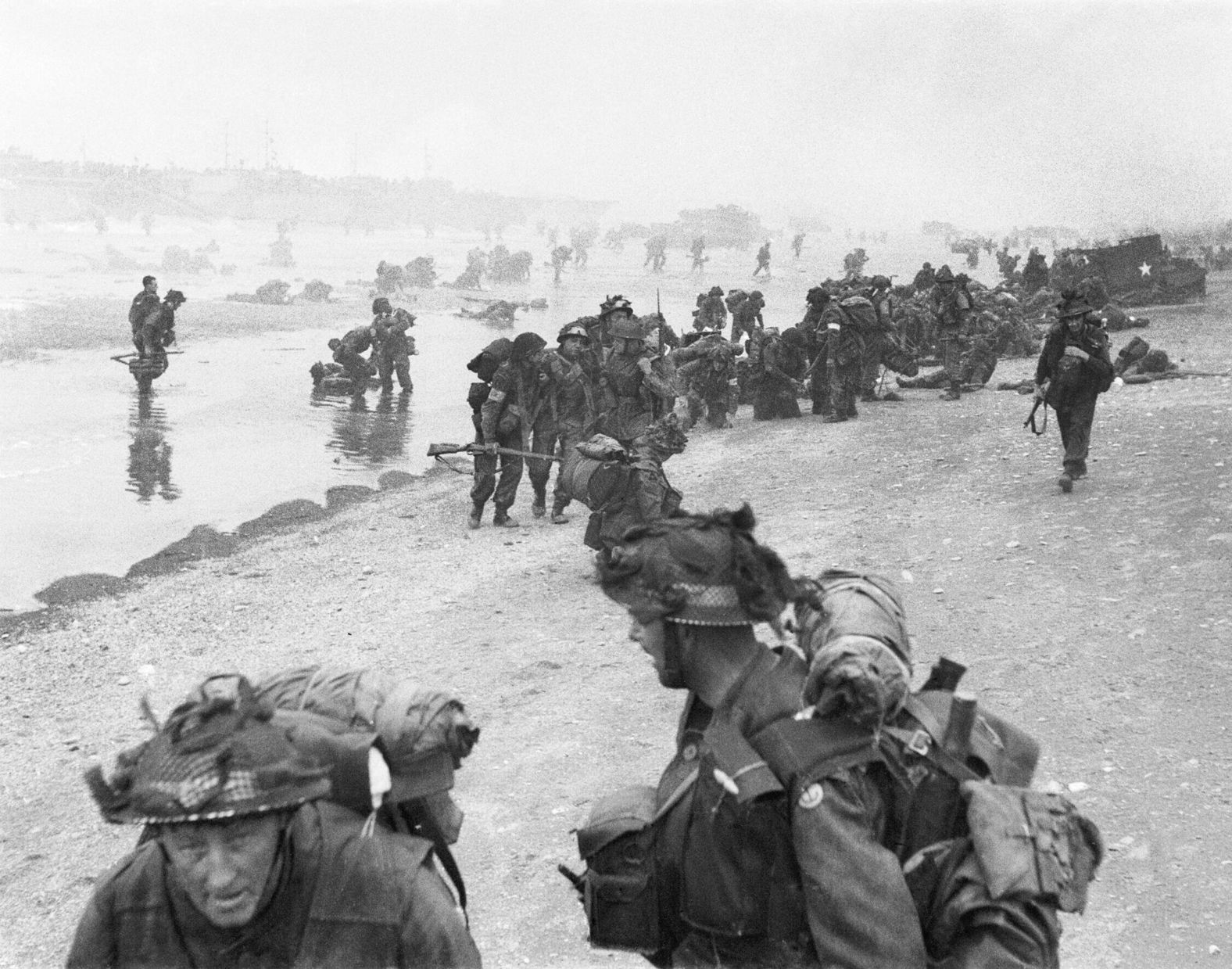 British troops reach the shore in the early morning. According to the Royal British Legion, the phrase D-Day was used fairly often before the Normandy landings. After them, however, the two became synonymous, and now D-Day is commonly understood to refer to the beginning of Operation Overlord.