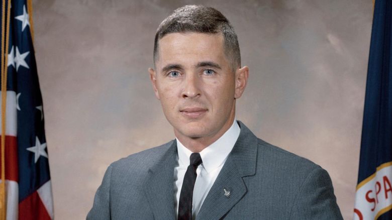 This is the official NASA portrait of astronaut William Anders. Anders was commissioned in the air Force after graduation from the Naval Academy and served as a fighter pilot in all-weather interception squadrons of the Air Defense Command. Later he was responsible for technical management of nuclear power reactor shielding and radiation effects programs while at the Air Force Weapons Laboratory in New Mexico. In 1964, Anders was selected by the National Aeronautics and Space Administration (NASA) as an astronaut with responsibilities for dosimetry, radiation effects and environmental controls. He was backup pilot for the Gemini XI, Apollo 11 flights, and served as lunar module (LM) pilot for Apollo 8, the first lunar orbit mission in December 1968. He has logged more than 6,000 hours flying time.
