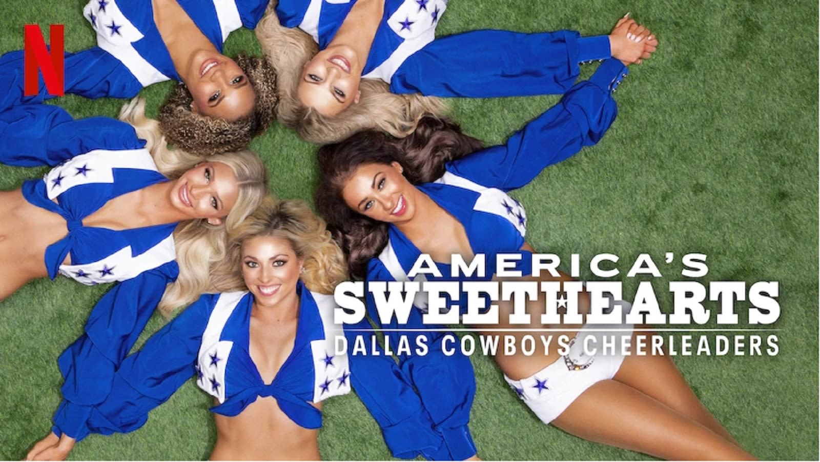 Dallas Cowboys Cheerleaders take the field on screen