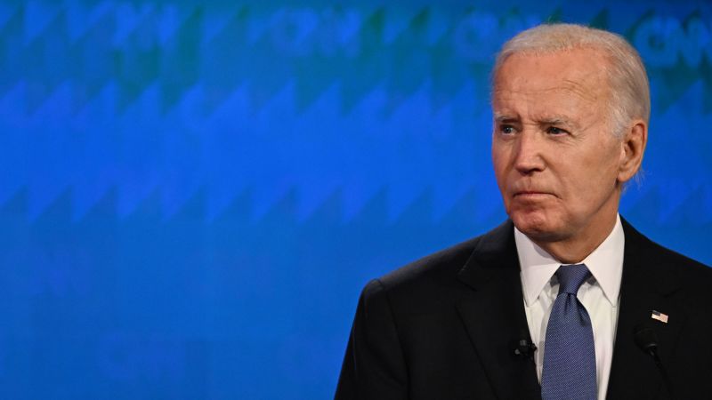 Biden’s debate performance sets off alarm bells for Democrats