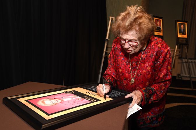 Inductee Dr. Ruth Westheimer attends the Radio Hall of Fame Class of 2019 Induction Ceremony at Gotham Hall on November 08, 2019 in New York City.