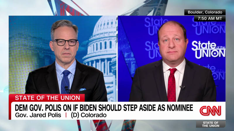 Gov. Polis on Biden: ‘The burden is on him’ to show he can beat Trump | CNN Politics