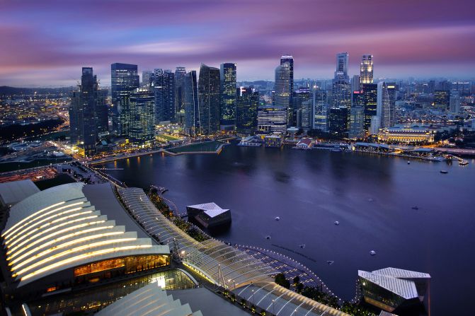 The Central Area surrounds the banks of the Singapore River and Marina Bay where the first settlements on the island were established shortly after the arrival of Raffles in 1819. The Central Area is one of the most densely developed places in Singapore, with a large mix of commercial and residential developments.