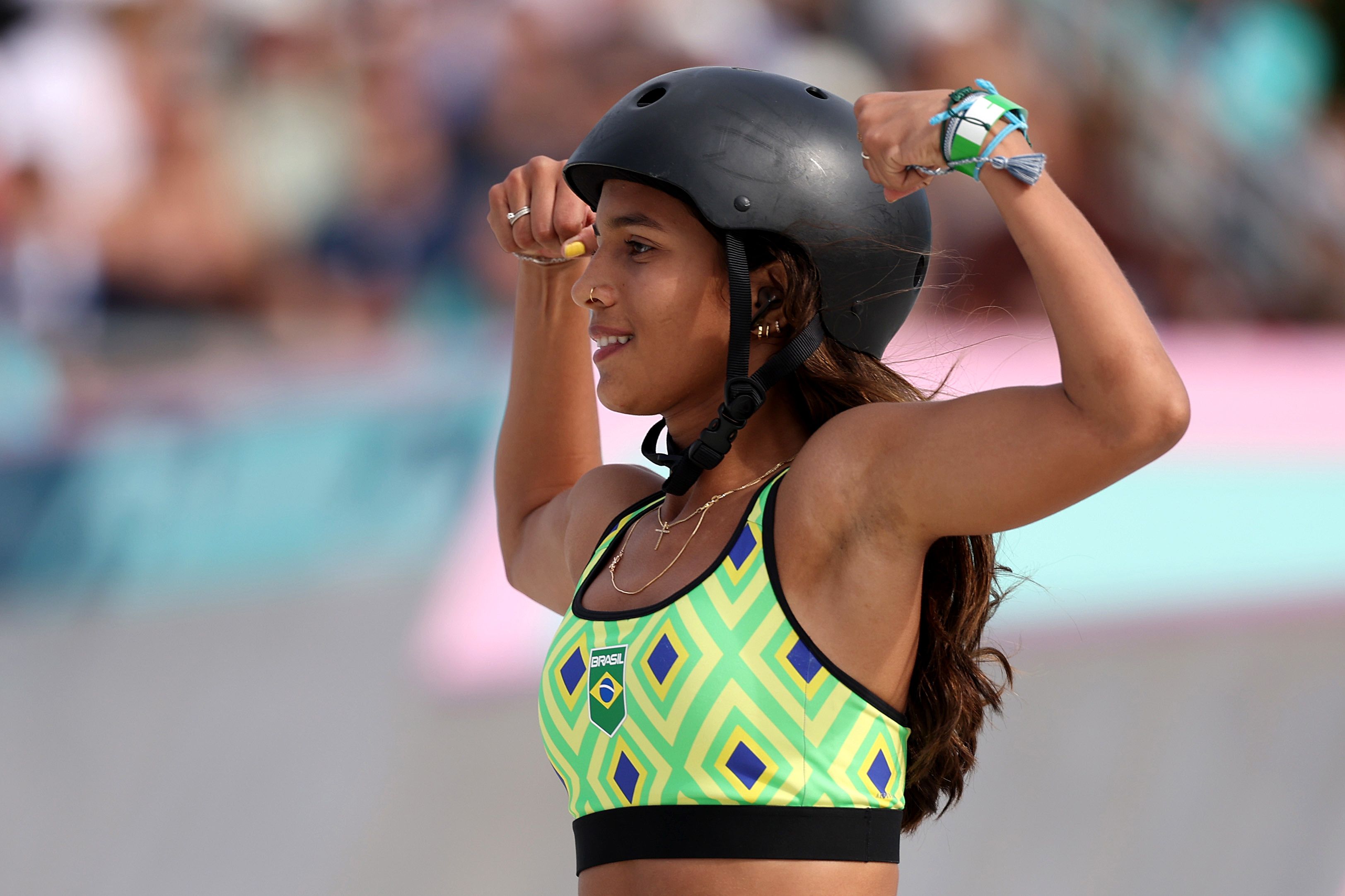 Rayssa Leal takes bronze in street skateboarding as 14-year-old 