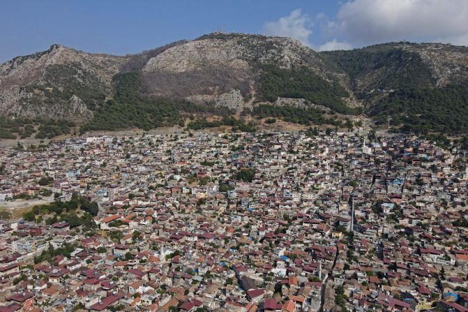 The capital of Hatay Province, Antakya (pictured in 2022) has a rich history. Situated at the foot of Mount Habib Neccar, it is partially built on the ancient city of Antioch, founded in the fourth century BC by Seleucid emperor Seleucus I Nicator.