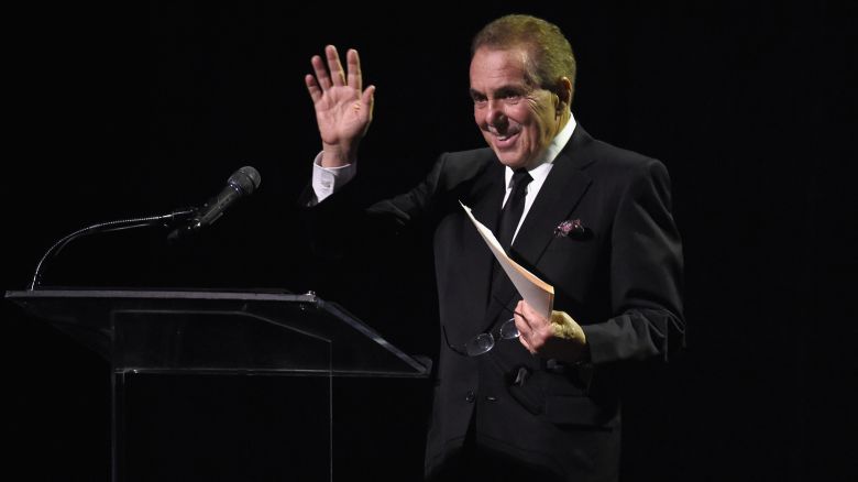 NEW YORK, NY - APRIL 18: Len Riggio speaks onstage during Jazz At Lincoln Center's 30th Anniversary Gala at Jazz at Lincoln Center on April 18, 2018 in New York City.  (Photo by Nicholas Hunt/Getty Images for Jazz At Lincoln Center)