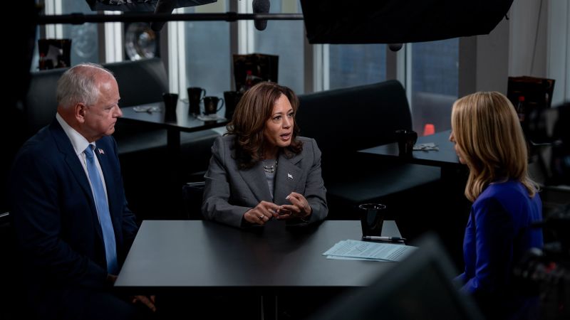 Video: Harris and Walz’s first joint interview with CNN (Part 3) | CNN Politics