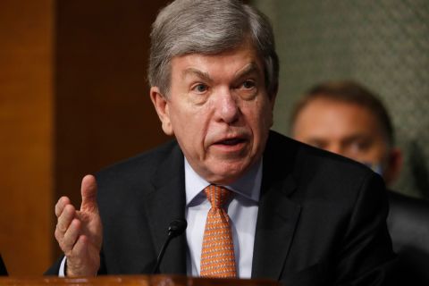 Sen. Roy Blunt, R-Mo., speaks during a Senate Intelligence Committee nomination hearing on Capitol Hill in Washington on May. 5.