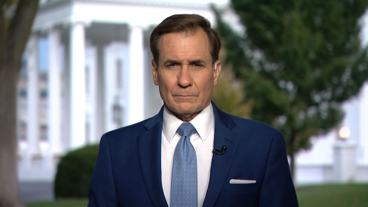 National Security Council spokesman John Kirby appears on CNN on Friday, October 20. 