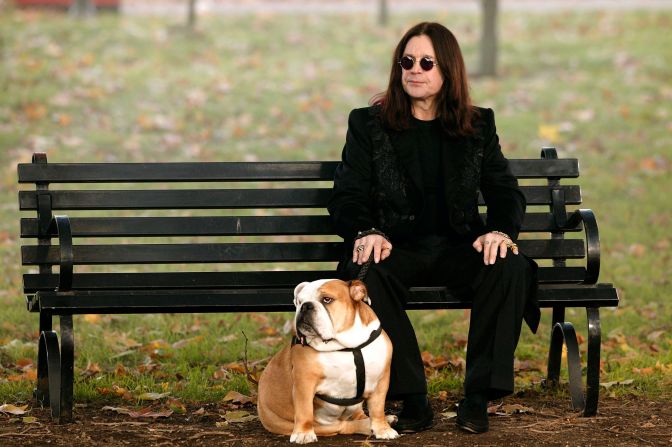 Osbourne films a video for his single “In My Life” in 2004.