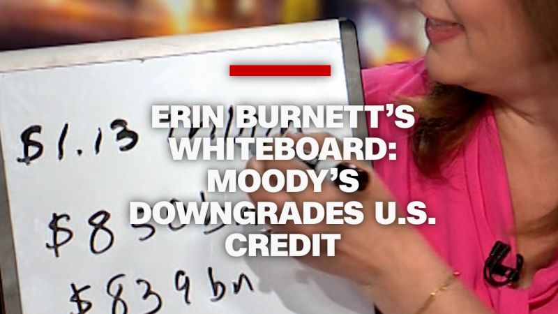 Video: Erin Burnett’s whiteboard shows Moody’s downgrade of US credit | CNN Politics