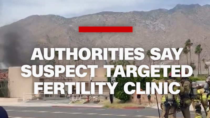 Authorities say suspect targeted fertility clinic