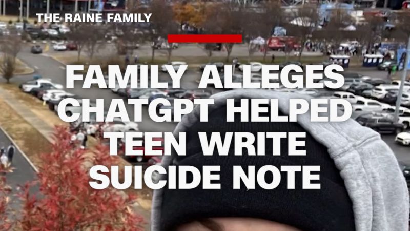 California Family Sues OpenAI Over Teen Suicide Alleging ChatGPT Encouragement