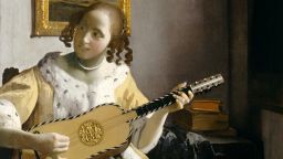 KENWOOD, THE IVEAGH BEQUEST The Guitar Player by Jan VERMEER (1632-75). IBK 962