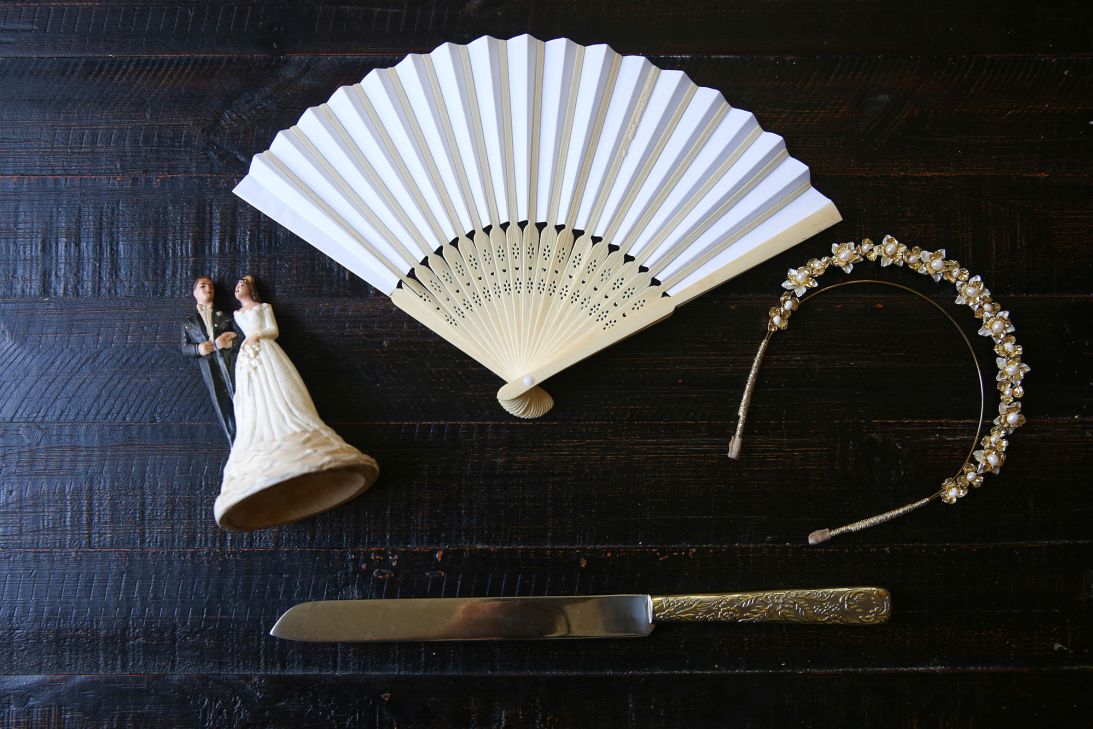 These special items are from Madeline Holcombe’s wedding earlier this year.