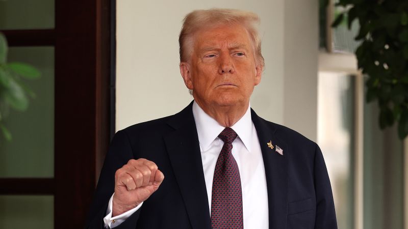 Trump posts racist, AI-generated video of Chuck Schumer and Hakeem Jeffries