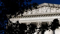 The US Supreme Court building in Washington, DC, on Thursday, October 2, 2025.