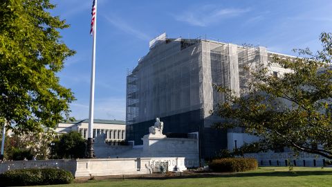 The US Supreme Court building in Washington, DC, on Thursday, October 2, 2025.