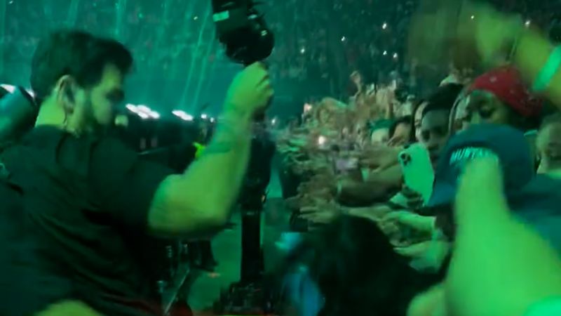 Social media videos show concertgoer grabbing Billie Eilish