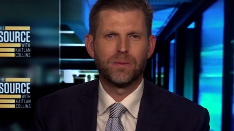 Eric Trump reacts to hot mic moment of Trump and Indonesia president