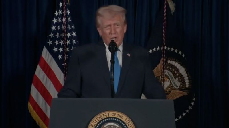 Watch Trump’s video statement on DC shooting