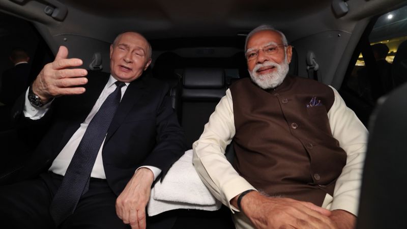 India looks to balance ties with Russia and the US during Putin visit