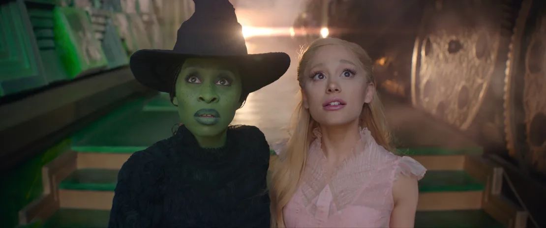 Cynthia Erivo y Ariana Grande en Wicked.