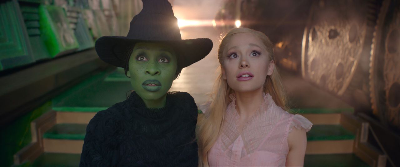 Cynthia Erivo and Ariana Grande in "Wicked."