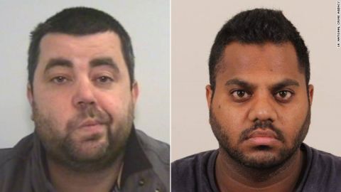 David John Walley, left, and Arshid Ali Khan are among the fugitives detained in the UK as law enforcement ramped up efforts during the pandemic.