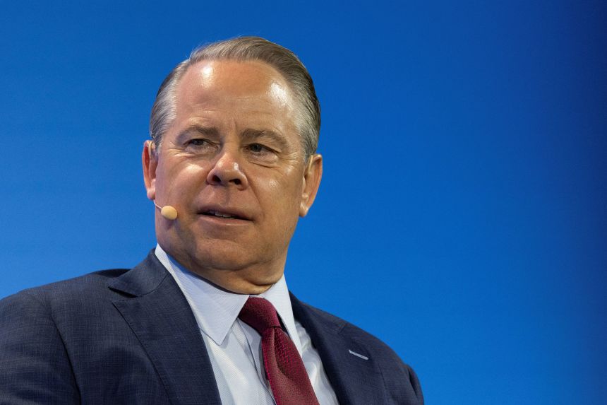 NextEra Energy CEO John Ketchum participates in a panel in Houston, Texas, in March.