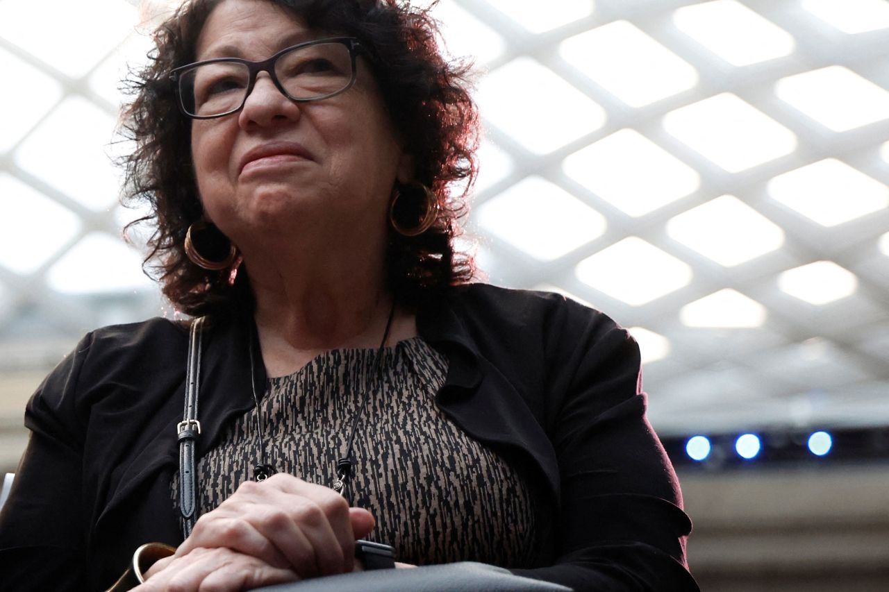 Justice Sonia Sotomayor attends an event in Washington, DC, in October 2023.