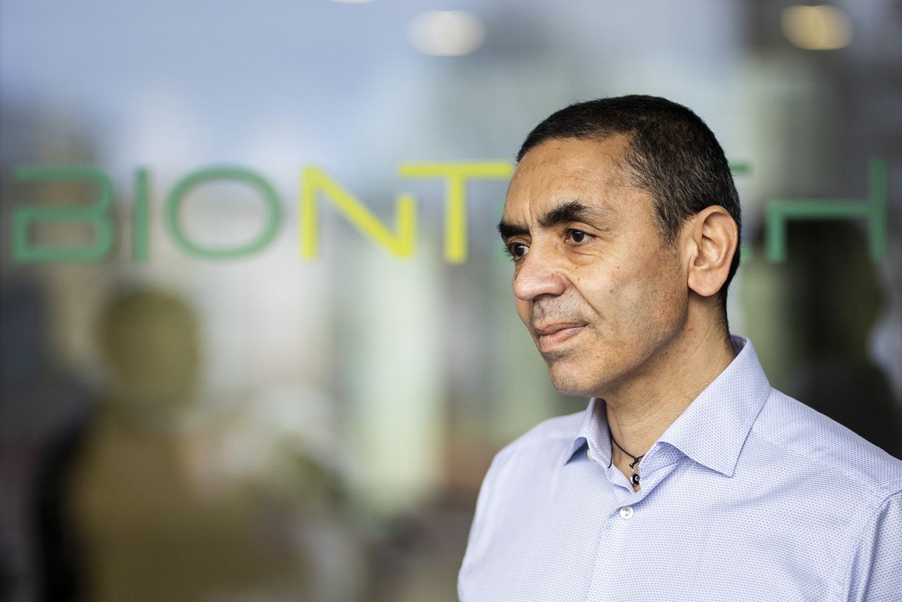 Ugur Sahin, chairman of BioNTech, is seen on December 4, 2020 in Mainz, Germany.