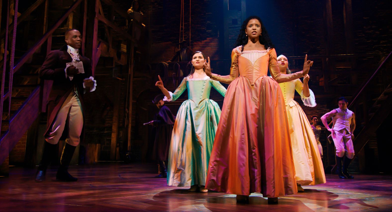 The filmed version of the original “Hamilton” production was released on Disney+ in July 2020.