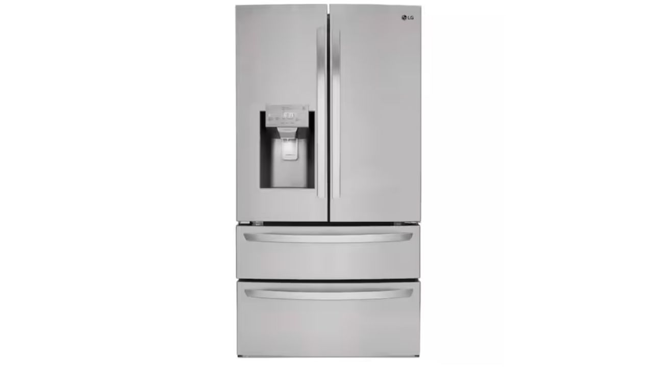 28 cu. ft. 4-Door French Door Smart Refrigerator with Ice and Water Dispenser in PrintProof Stainless Steel .jpg