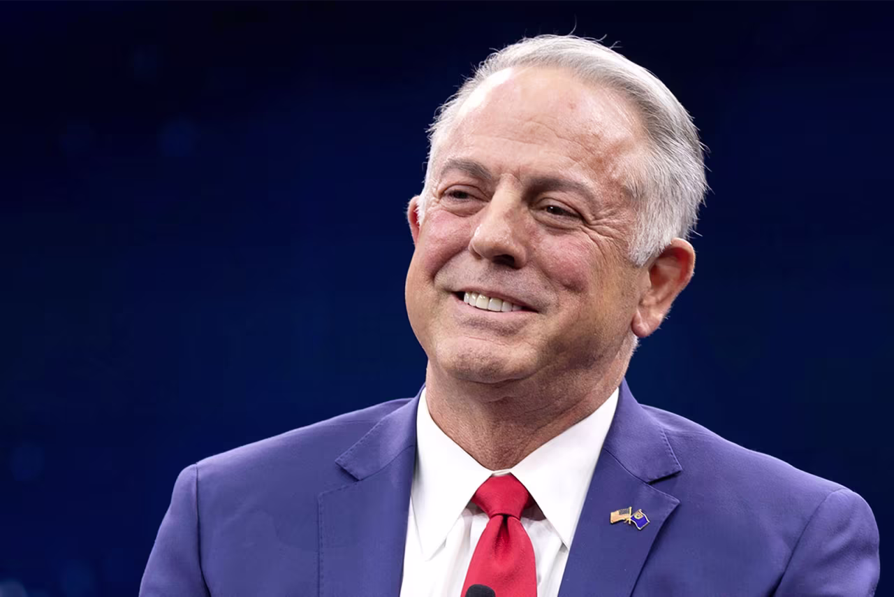 Joe Lombardo participates in a debate in Las Vegas on October 2. 