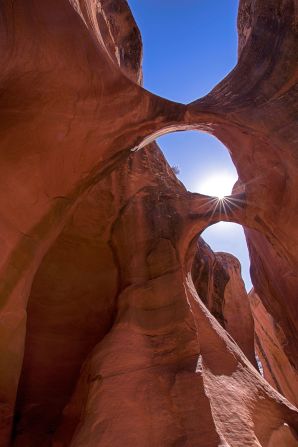 <strong>Peek-A-Boo: </strong>The Peek-A-Boo and Spooky Gulch loop near Escalante, Utah, is one of the most popular beginner-friendly options.