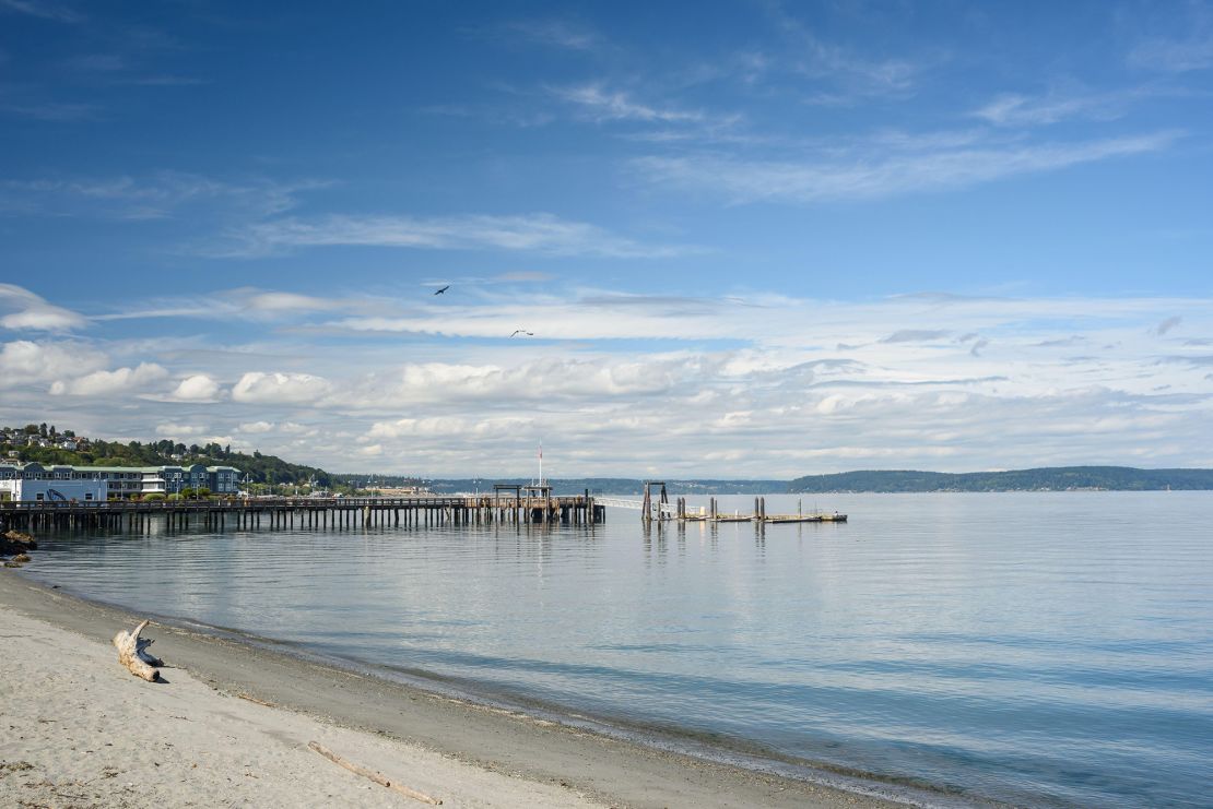 Visitors will find plenty of natural beauty along Ruston Way in Tacoma.