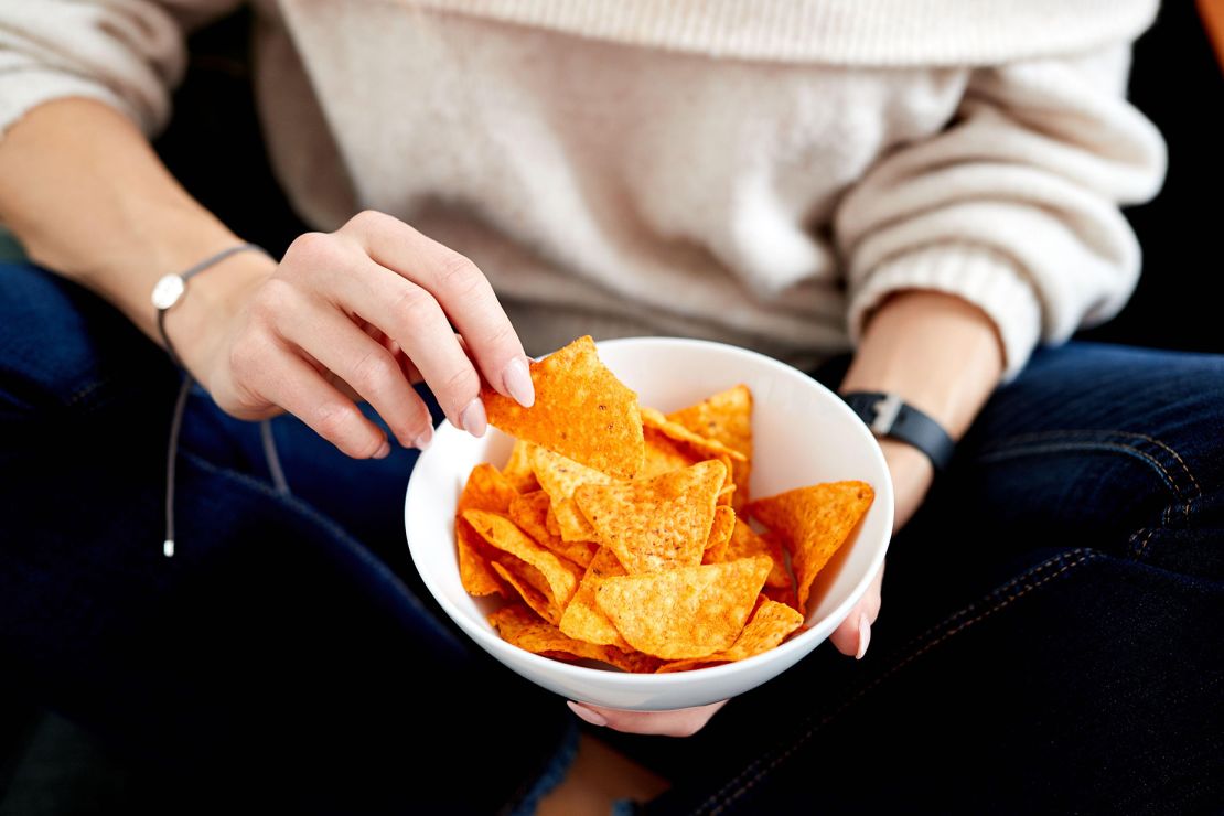 Red dye No. 40 is found in numerous foods, including cheese-flavored chips.