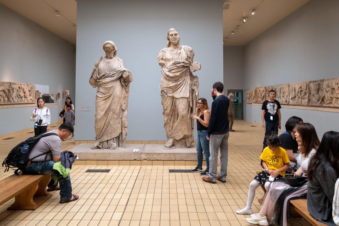The statues traditionally associated with Ada and Mausolus are in Room 21 of the British Museum.